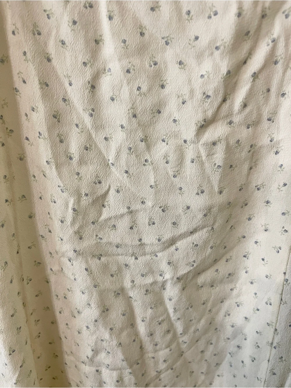 Brandy Melville Ditsy Floral Maxi  Slip Dress | Ivory | Size Small
